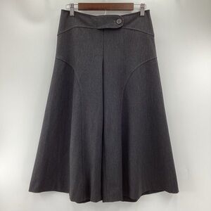 Woman’s High Waist Gray Cullotte Wide Leg Shorts